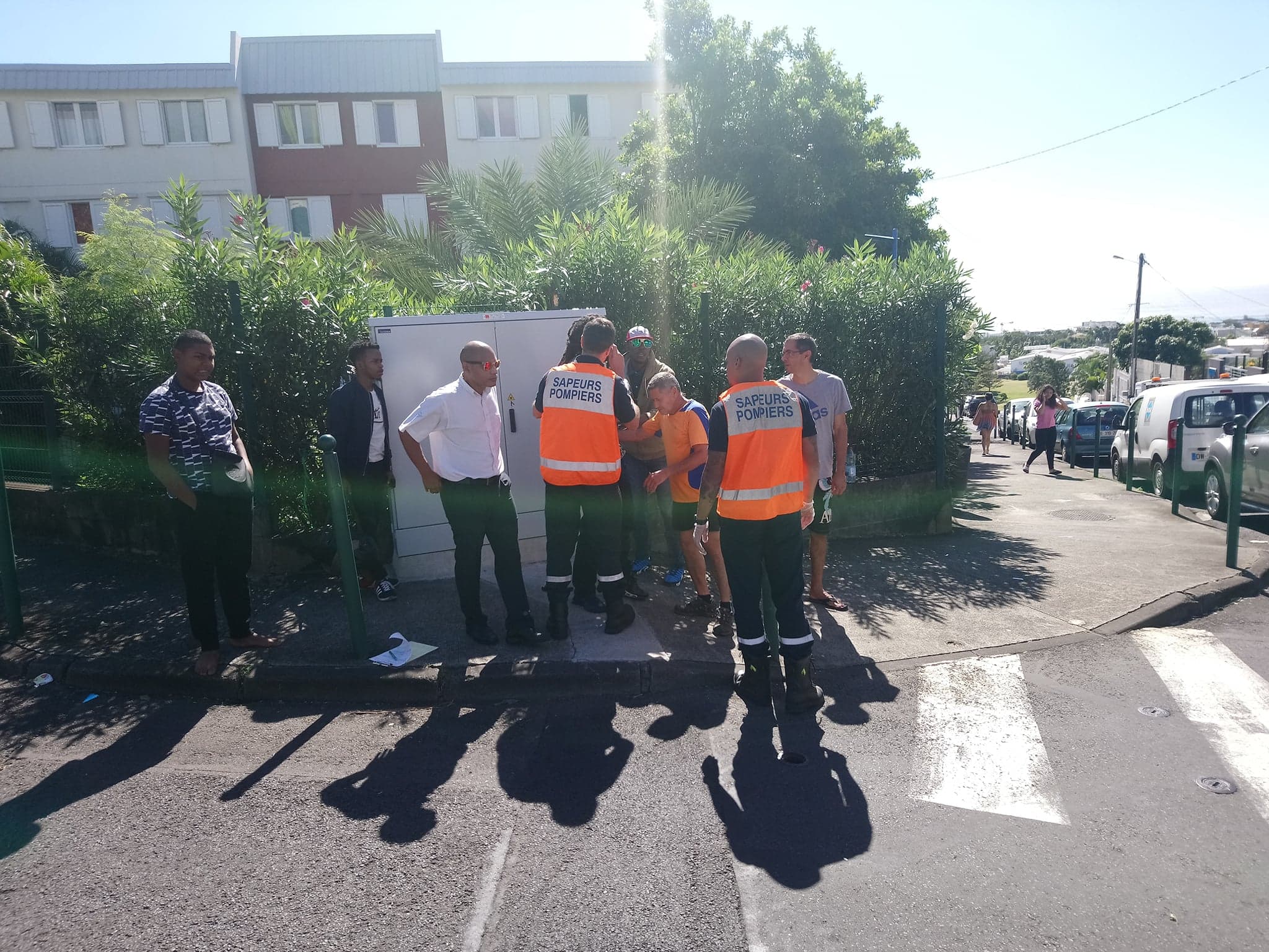 Accident moto contre bus à Montgaillard