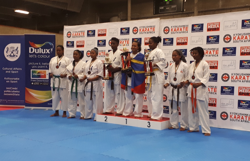 Karaté kyokushinkai: Ludivine Vedapodagom championne du All Africa