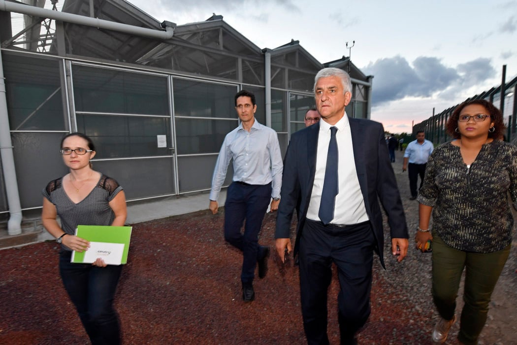 Déplacement mouvementé pour Hervé Morin hier après-midi