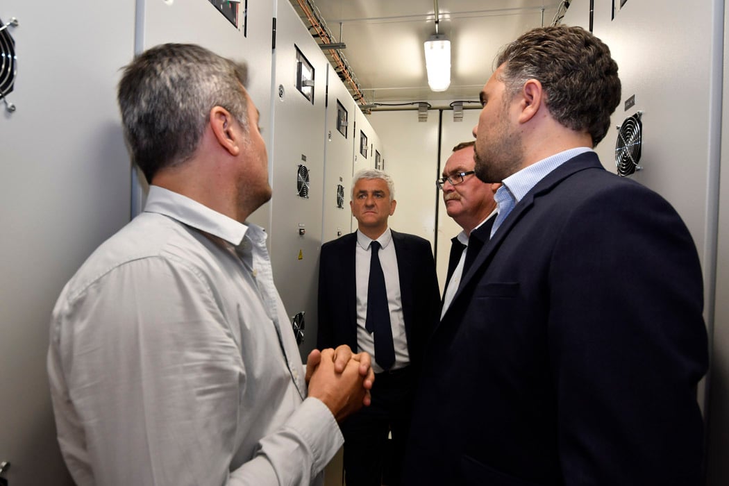 Déplacement mouvementé pour Hervé Morin hier après-midi