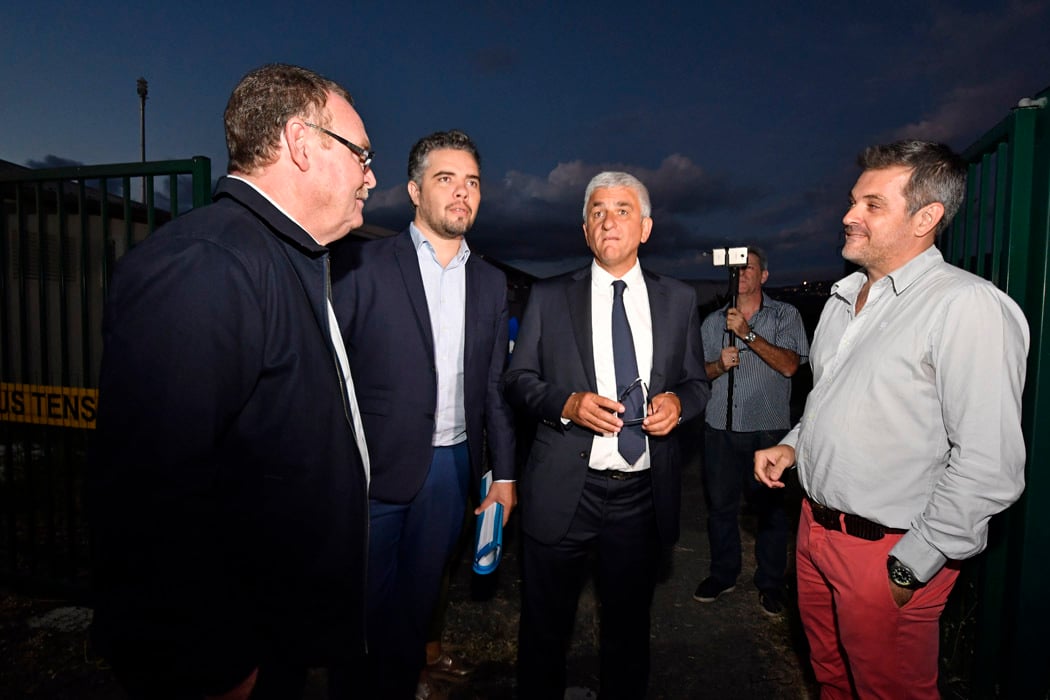 Déplacement mouvementé pour Hervé Morin hier après-midi