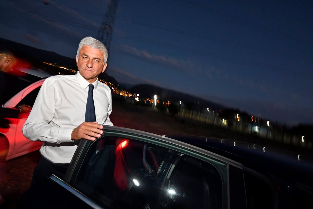Déplacement mouvementé pour Hervé Morin hier après-midi