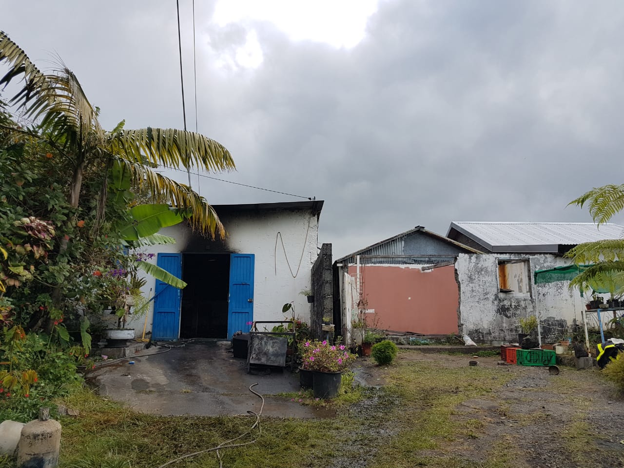 Deux maisons ravagées par un incendie à Sainte-Marie