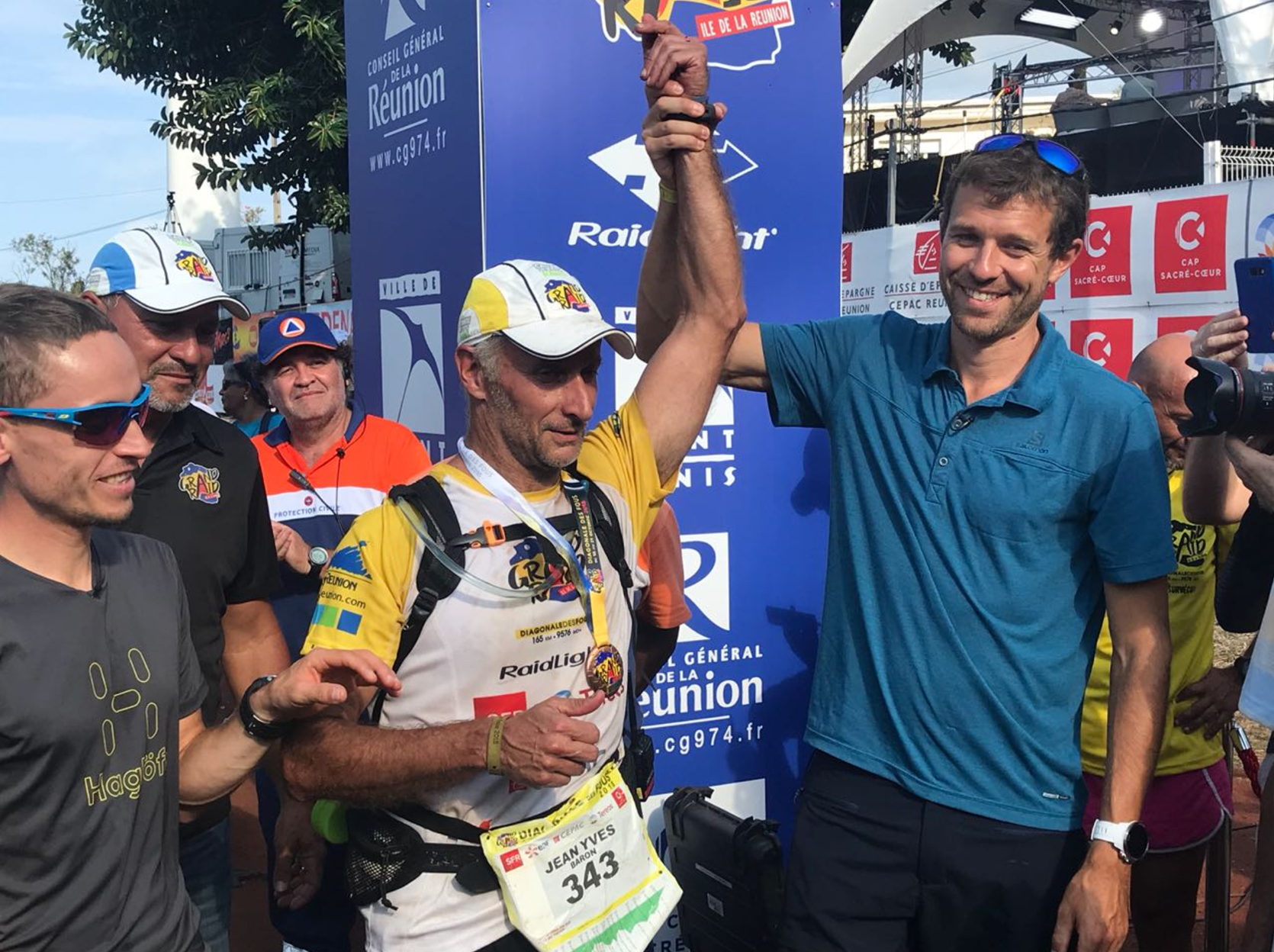  ?? Grand Raid: Jean Yves Baron est le dernier fou à franchir la ligne
