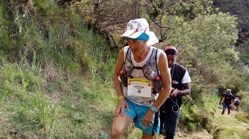 Antoine Guillon en embuscade du trio de tête