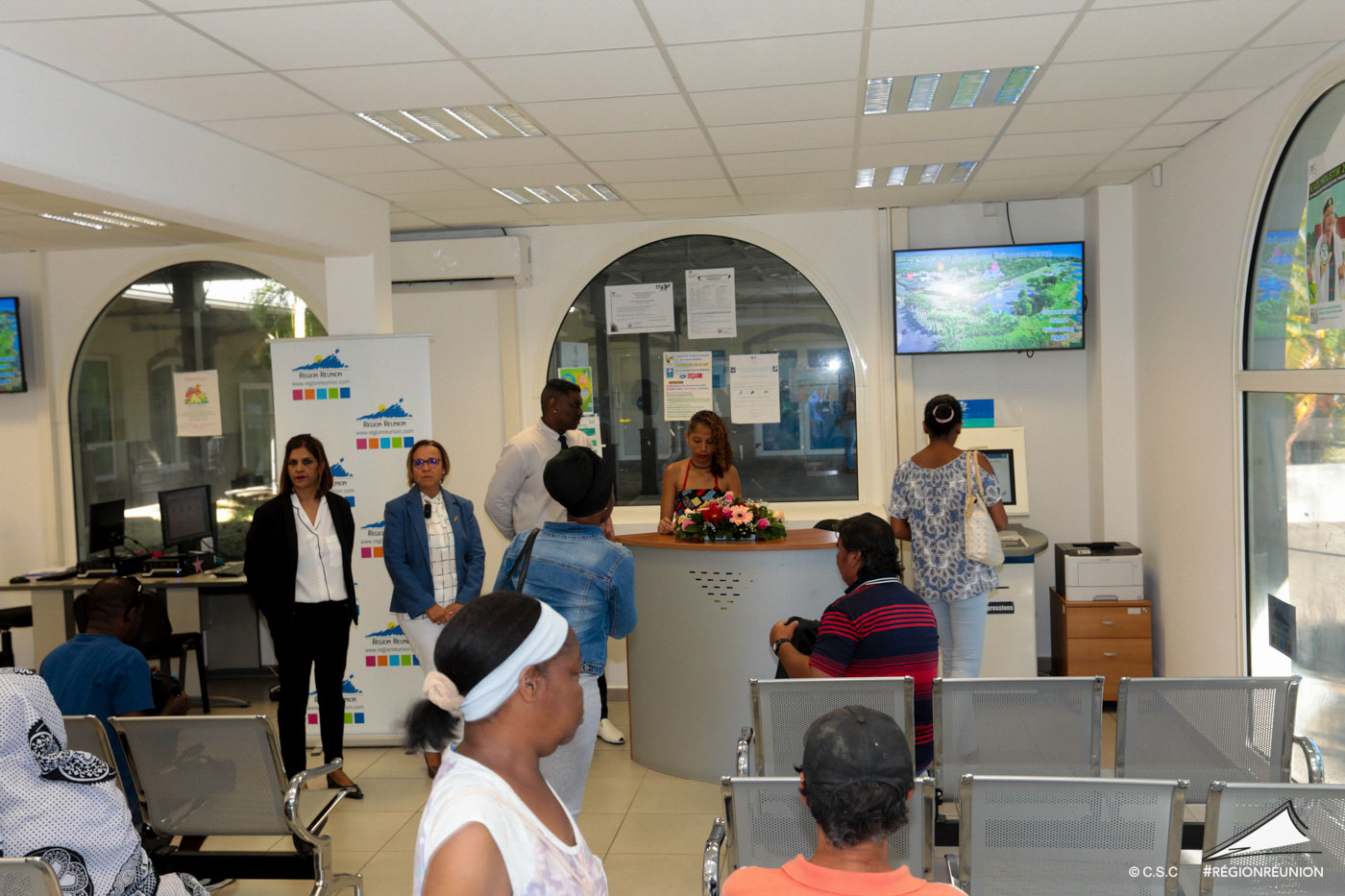 Annick Girardin, Ministre des Outre-Mer en visite à l’île de la Réunion