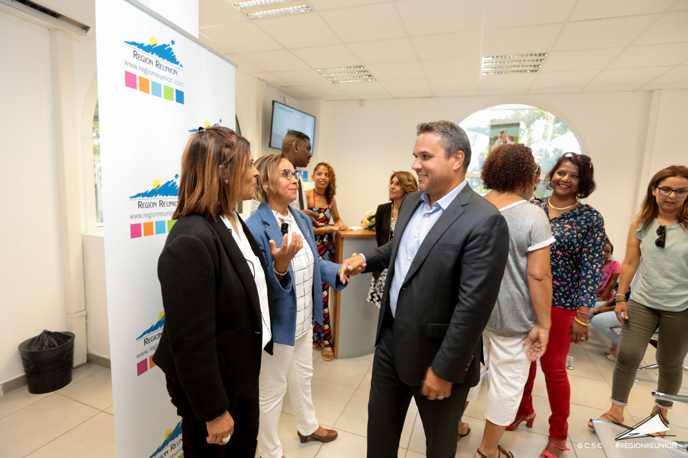 Annick Girardin, Ministre des Outre-Mer en visite à l’île de la Réunion