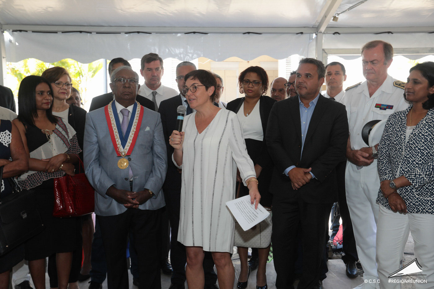 Annick Girardin, Ministre des Outre-Mer en visite à l’île de la Réunion