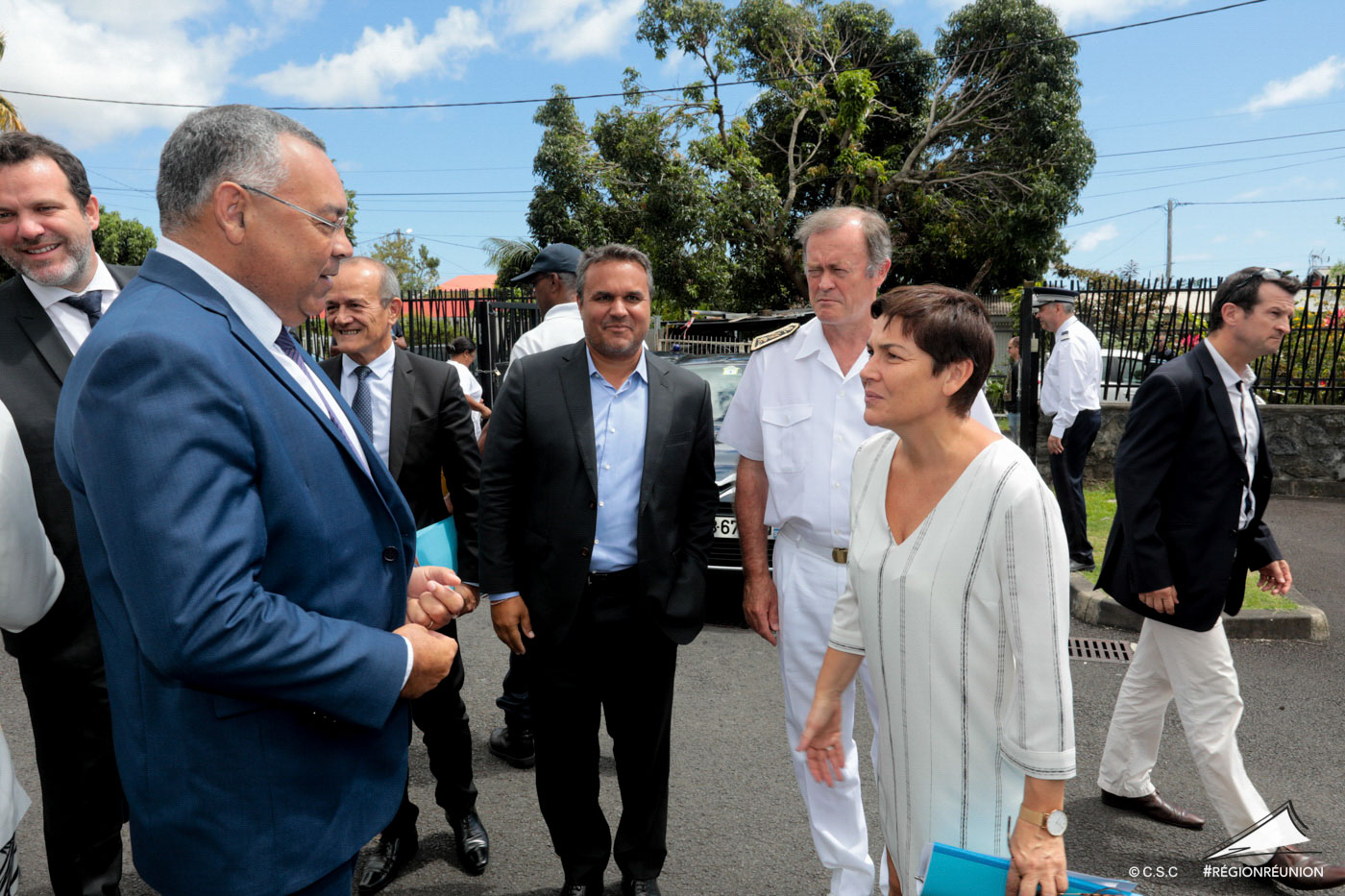Annick Girardin, Ministre des Outre-Mer en visite à l’île de la Réunion