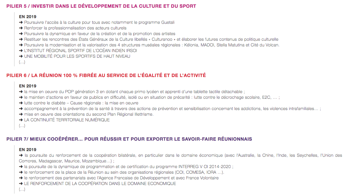 Orientations budgétaires 2019 | La Réunion des excellences, c’est Vous !