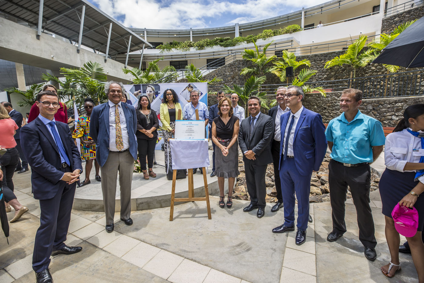 Inauguration du Lycée Nord de Bois de Nèfles