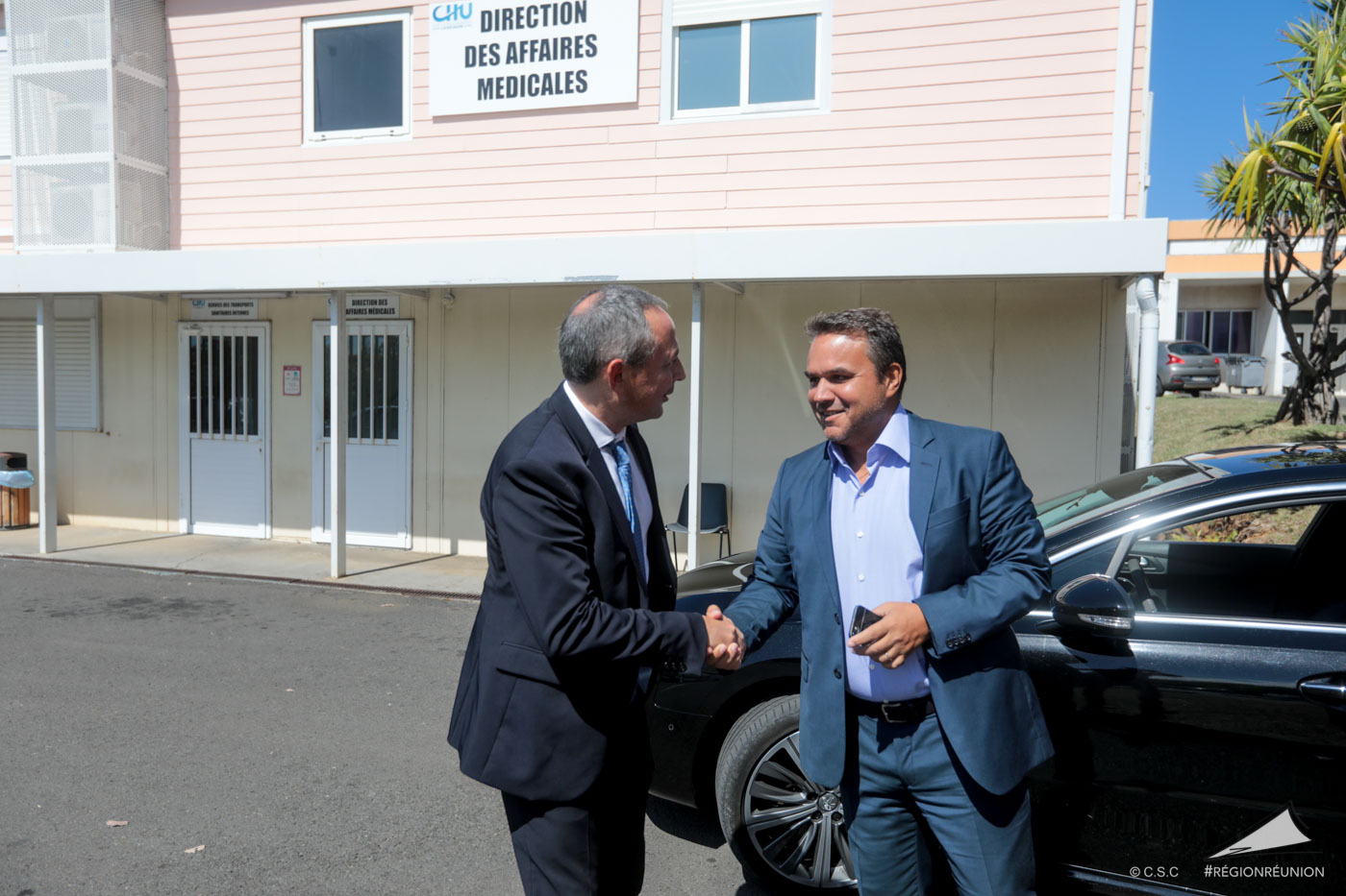 Visite du chantier d’extension et de modernisation du CHU Sud Réunion