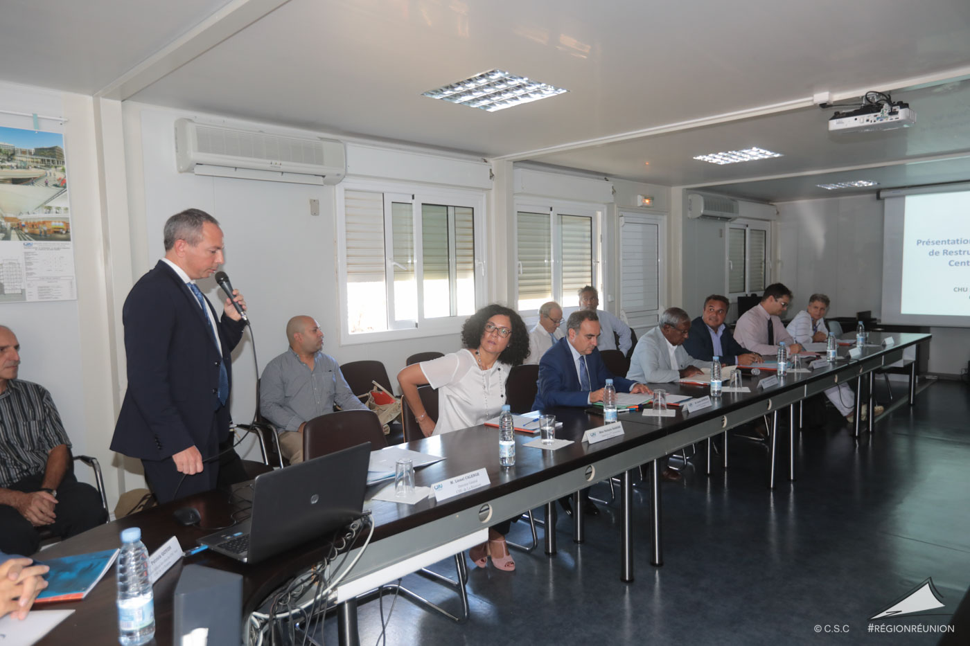 Visite du chantier d’extension et de modernisation du CHU Sud Réunion