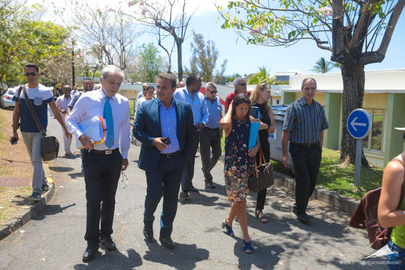 Visite du chantier d’extension et de modernisation du CHU Sud Réunion