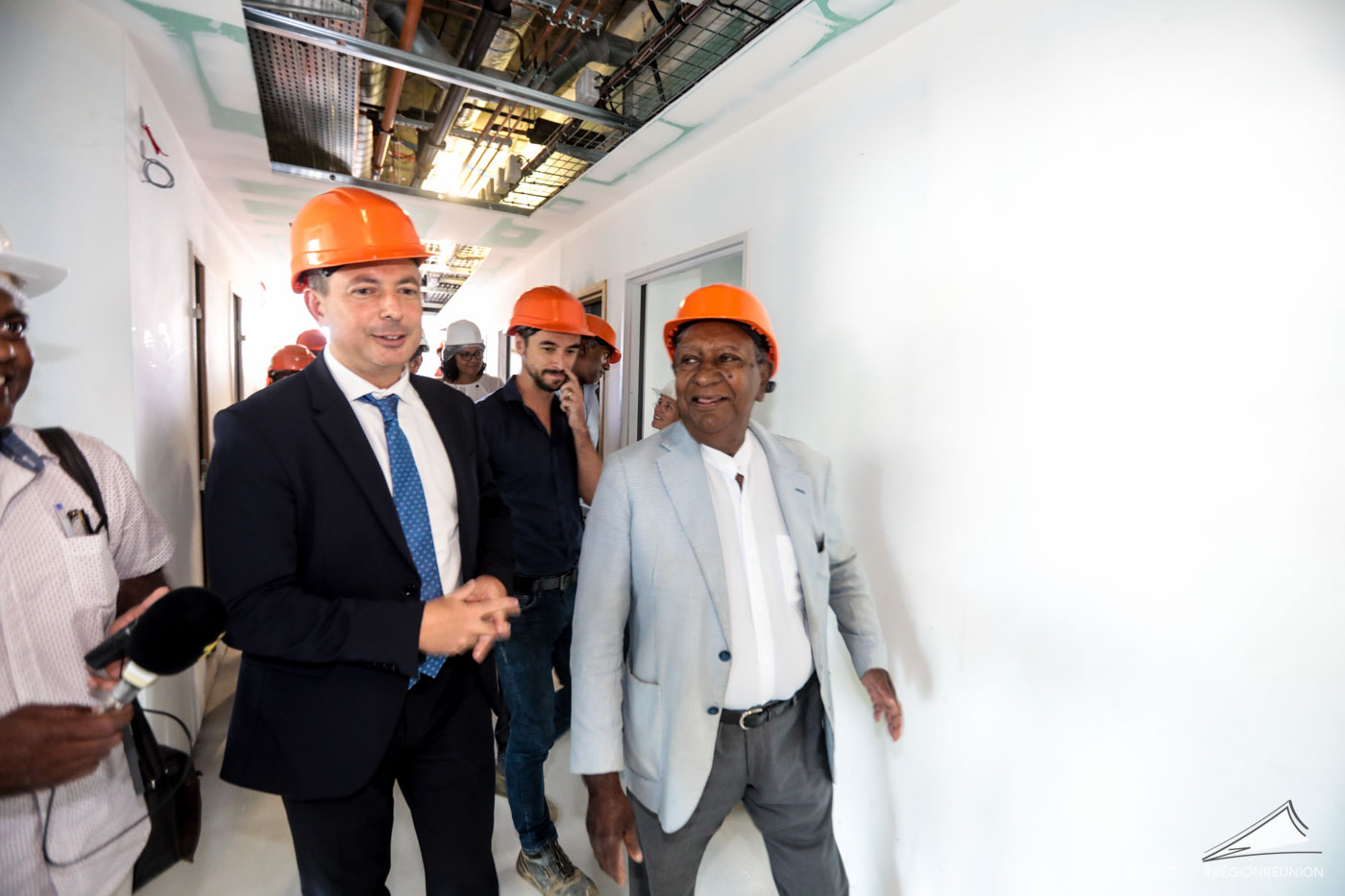 Visite du chantier d’extension et de modernisation du CHU Sud Réunion