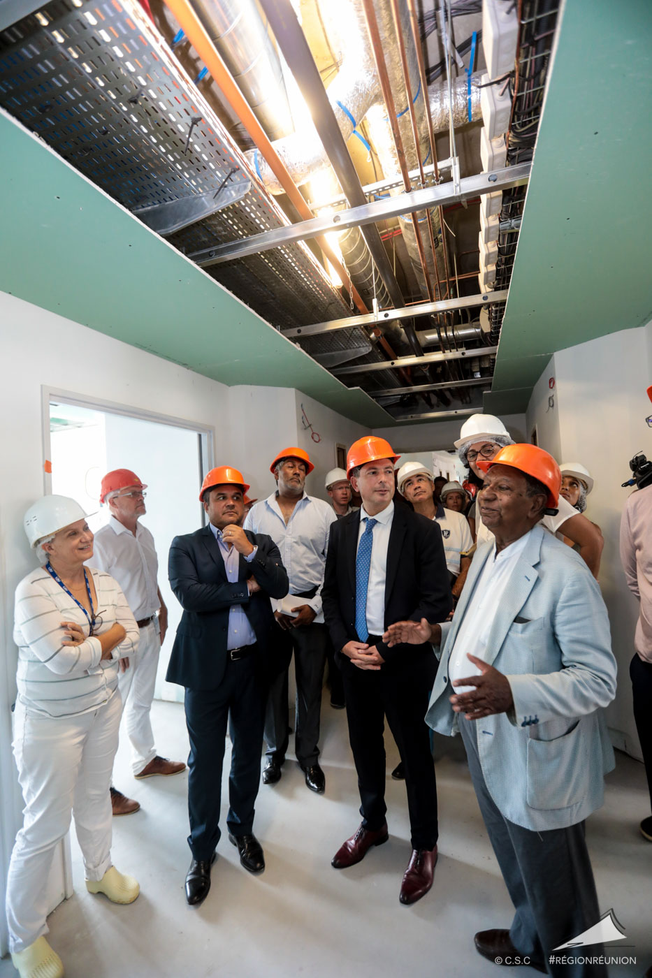 Visite du chantier d’extension et de modernisation du CHU Sud Réunion
