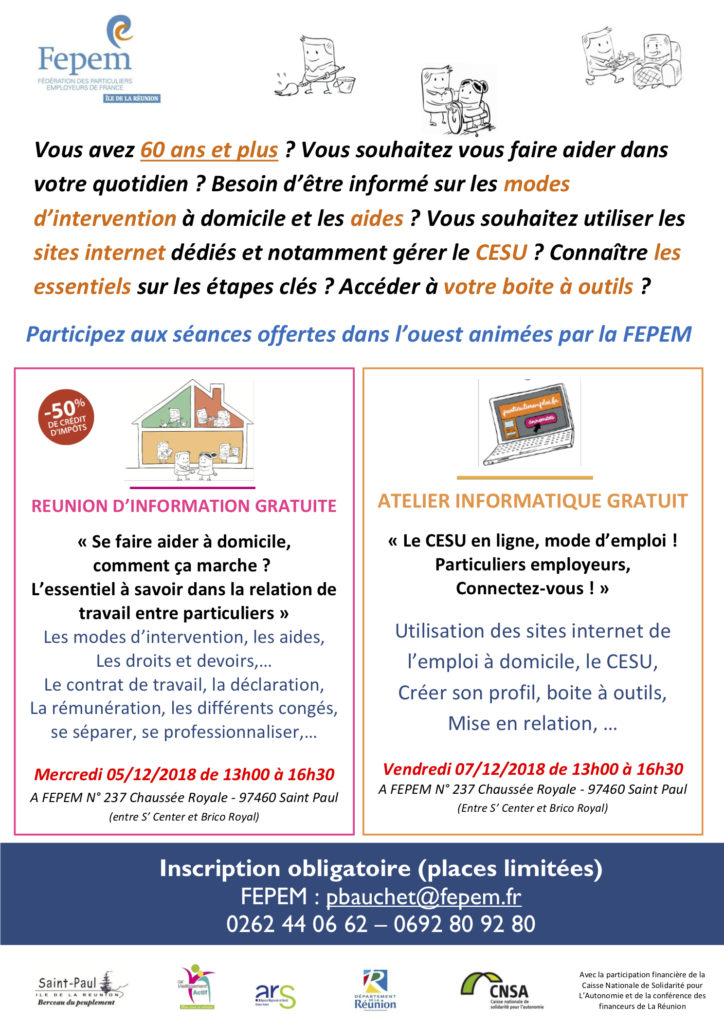 Le FEPEM répond à vos questions les 5 et 7 décembre 2018