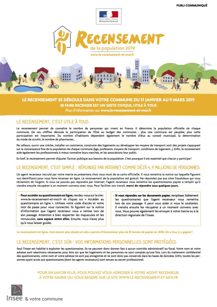 Le recensement va démarrer à Saint-Paul