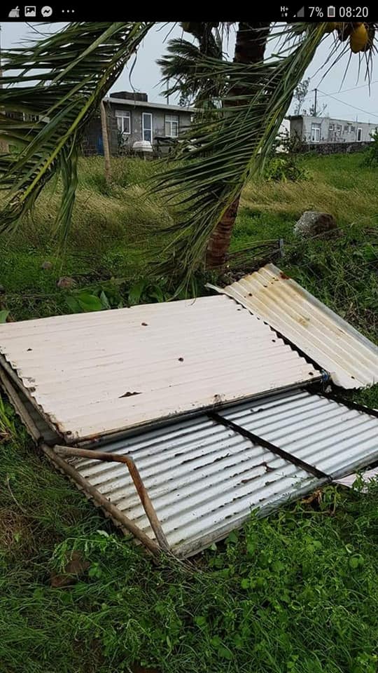 ?Rodrigues : Gelena fait d'important dégats avec des rafales à 165km/h