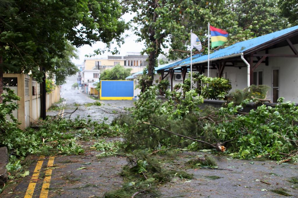 Rodrigues : Les premières photos du passage du cyclone Gelena