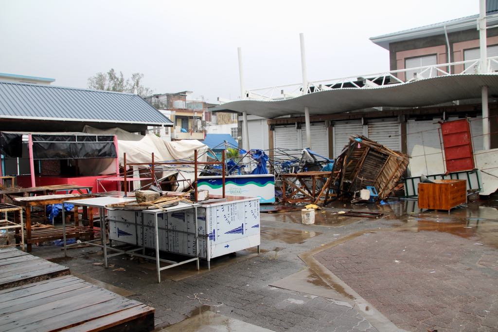 Rodrigues : Les premières photos du passage du cyclone Gelena