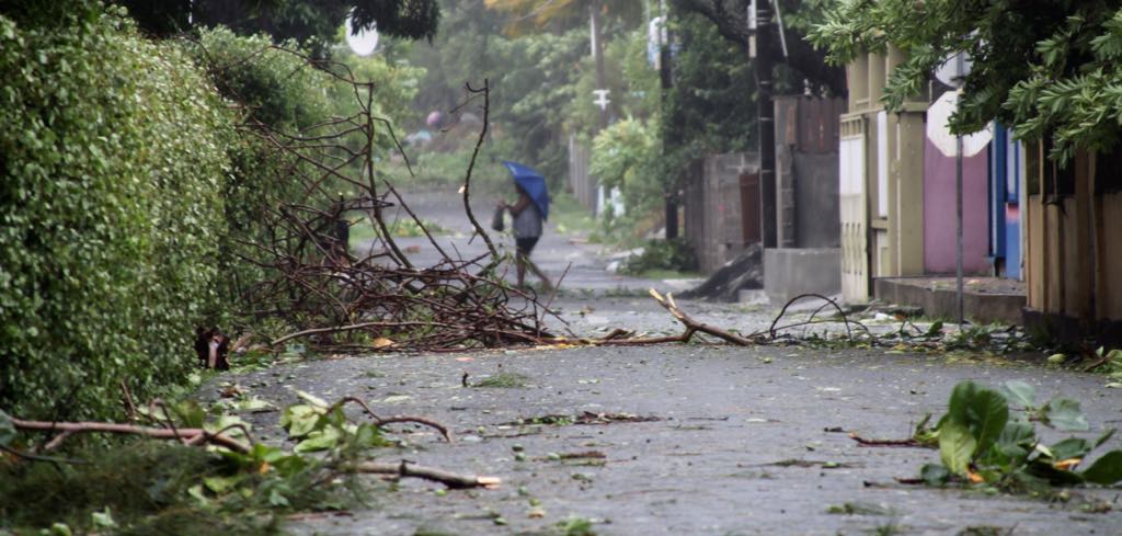Rodrigues : Les premières photos du passage du cyclone Gelena