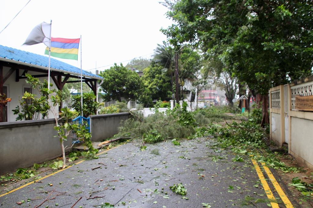 Rodrigues : Les premières photos du passage du cyclone Gelena
