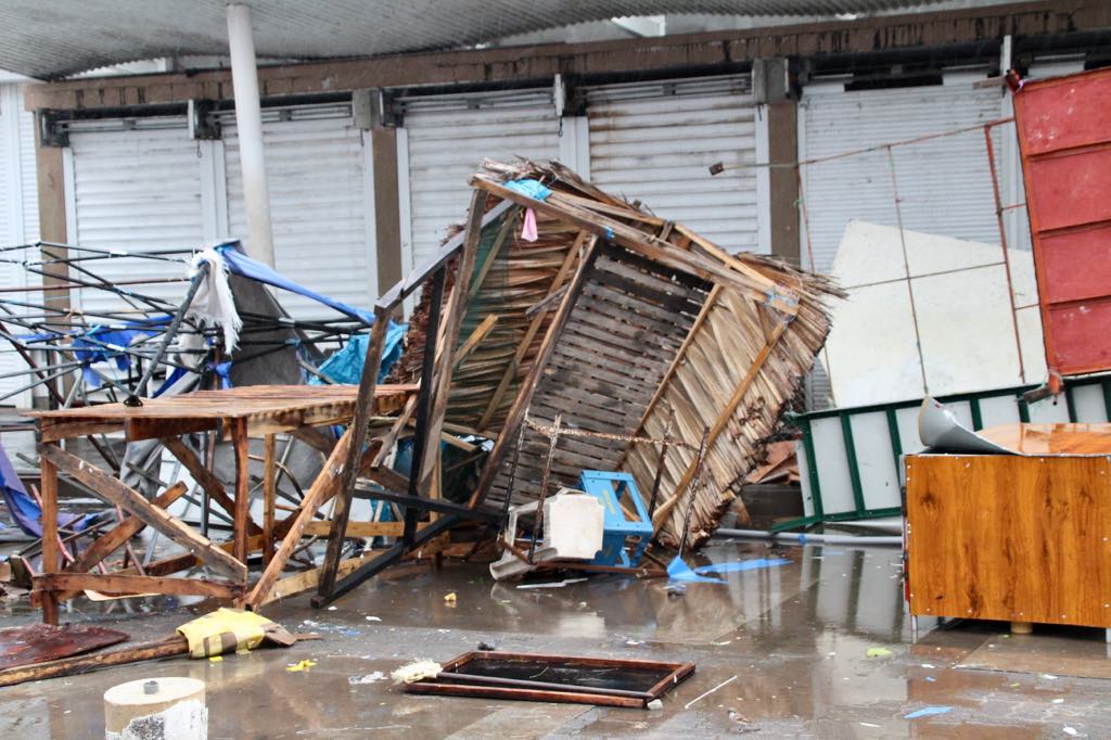 Rodrigues : Les premières photos du passage du cyclone Gelena