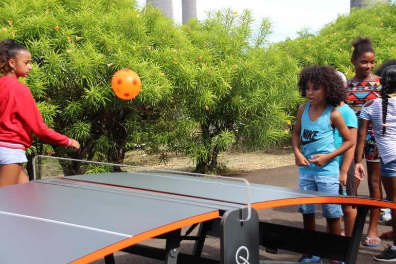 Le premier Teqball de l’île débarque à Plateau Caillou