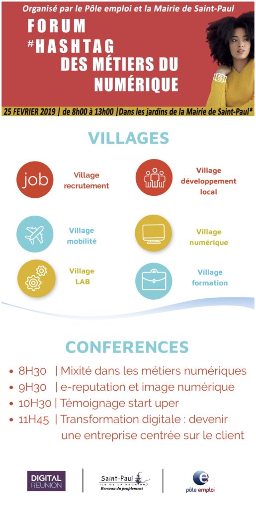 Bientôt le forum# des métiers numériques à Saint-Paul