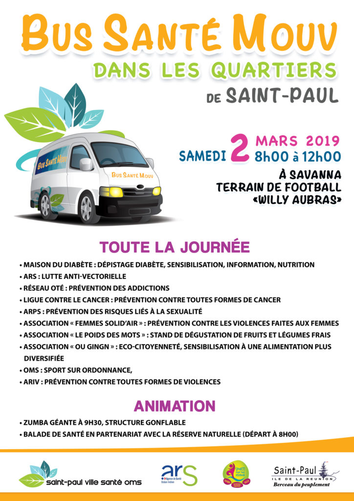 Le Bus Santé Mouv se déplace à Savanna