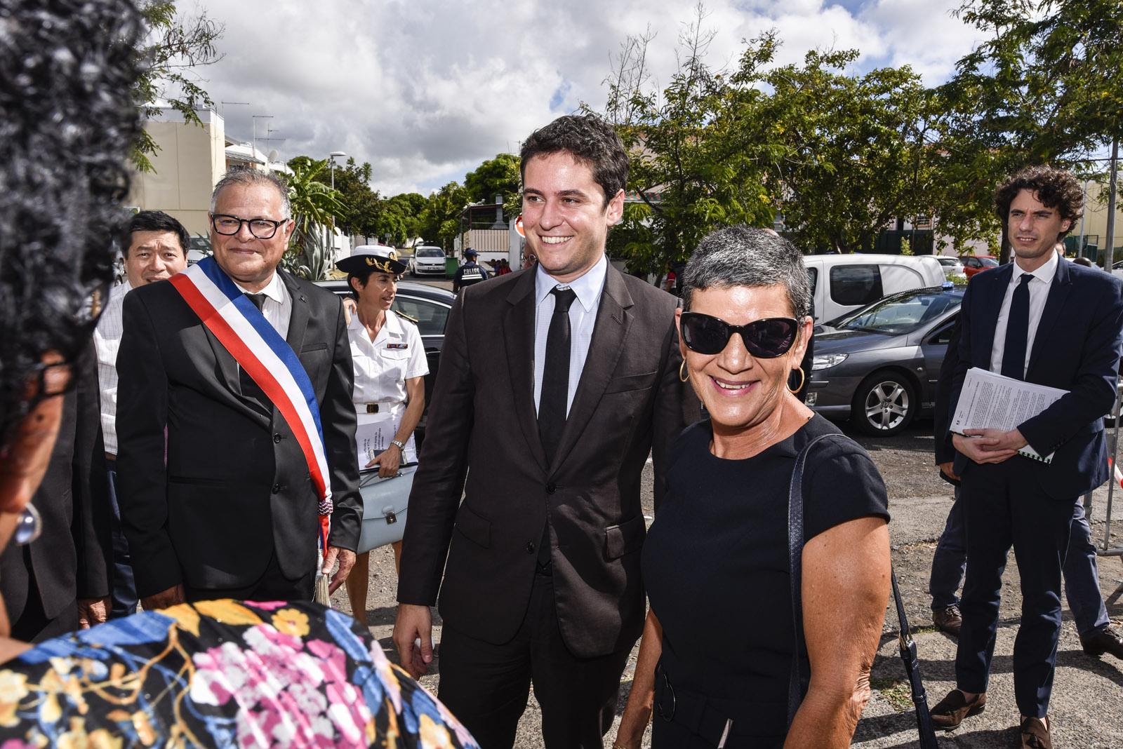 ? Le Port: Gabriel Attal a rencontré des jeunes travailleurs