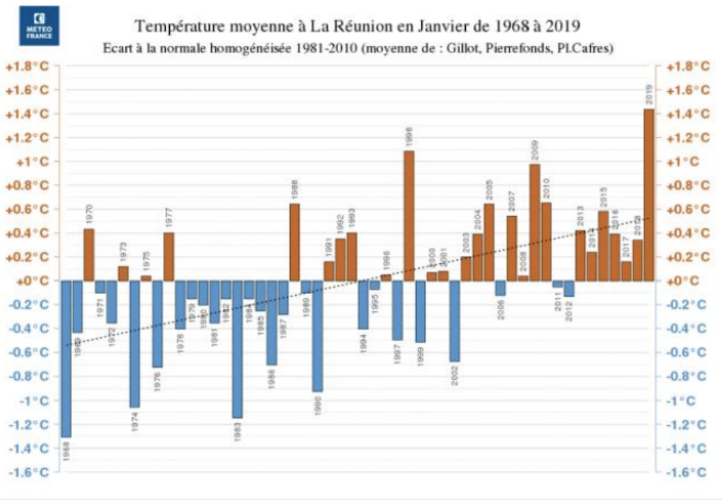 Des températures records pour le mois de janvier 2019
