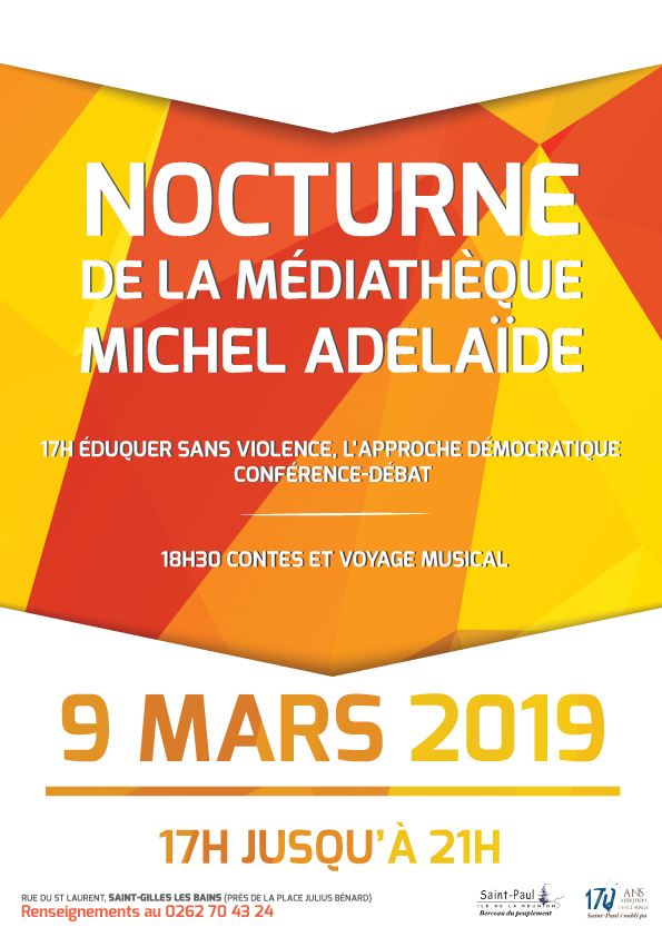 Une nocturne organisée à la médiathèque Michel-Adélaïde