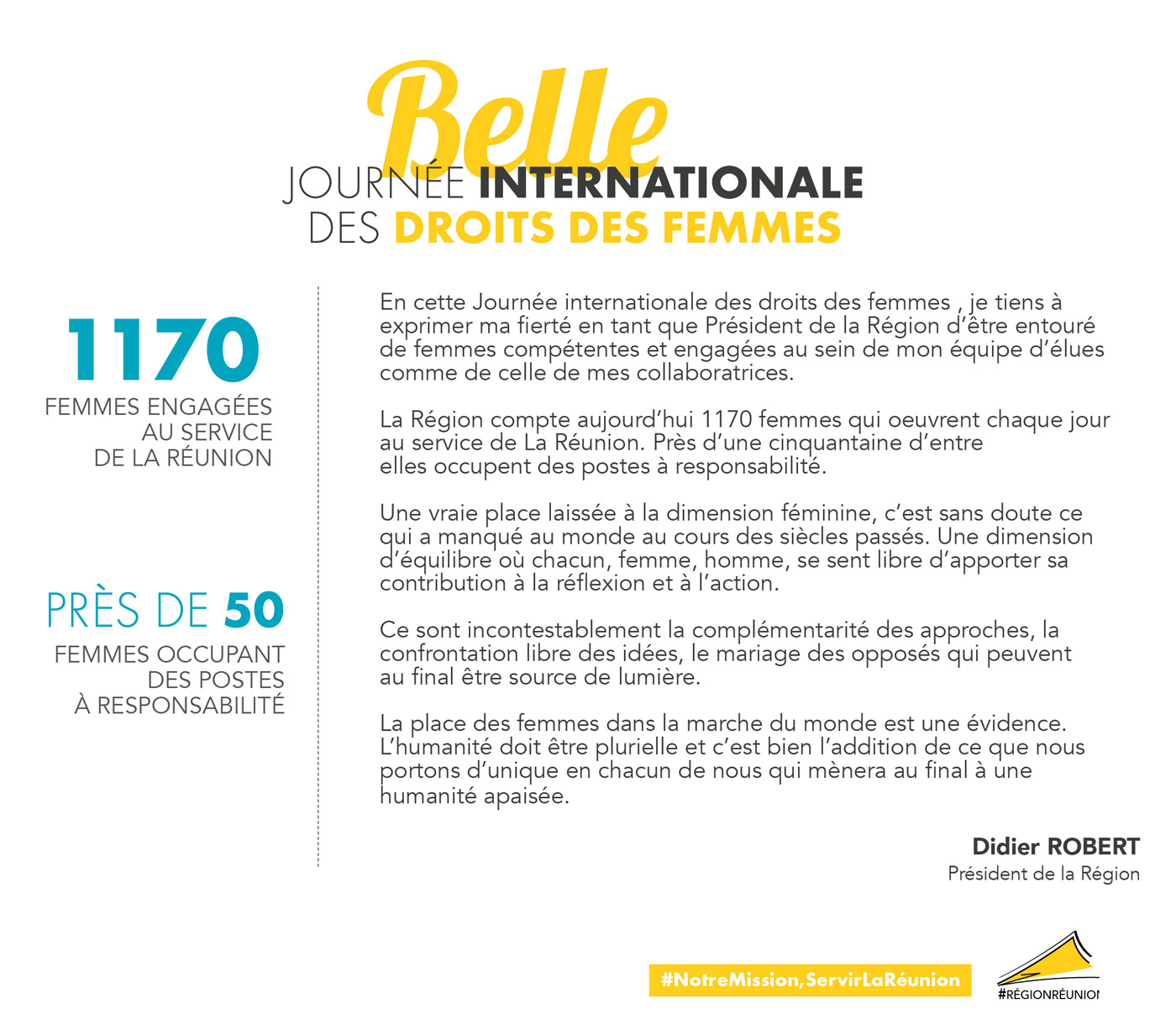 Belle journée internationale des droits des femmes