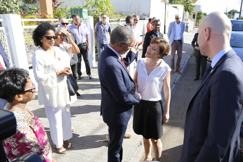 Visite de Christelle Dubos Secrétaire d'État auprès de la ministre des Solidarités et de la Santé