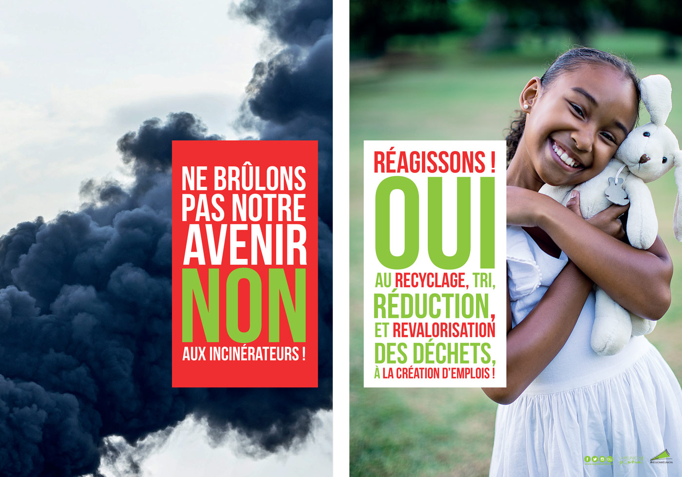 Oui au recyclage, tri, réduction et revalorisation des déchets, à la création d’emplois !
