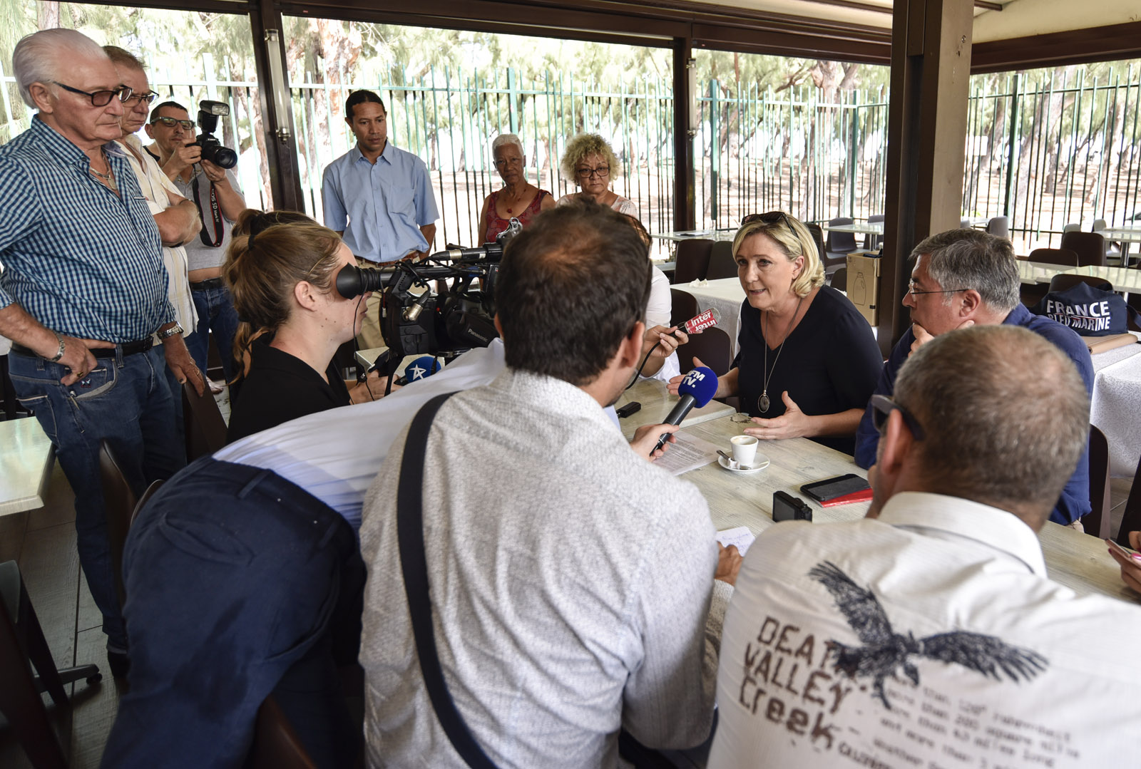 ? 1er jour de visite pour Marine Le Pen