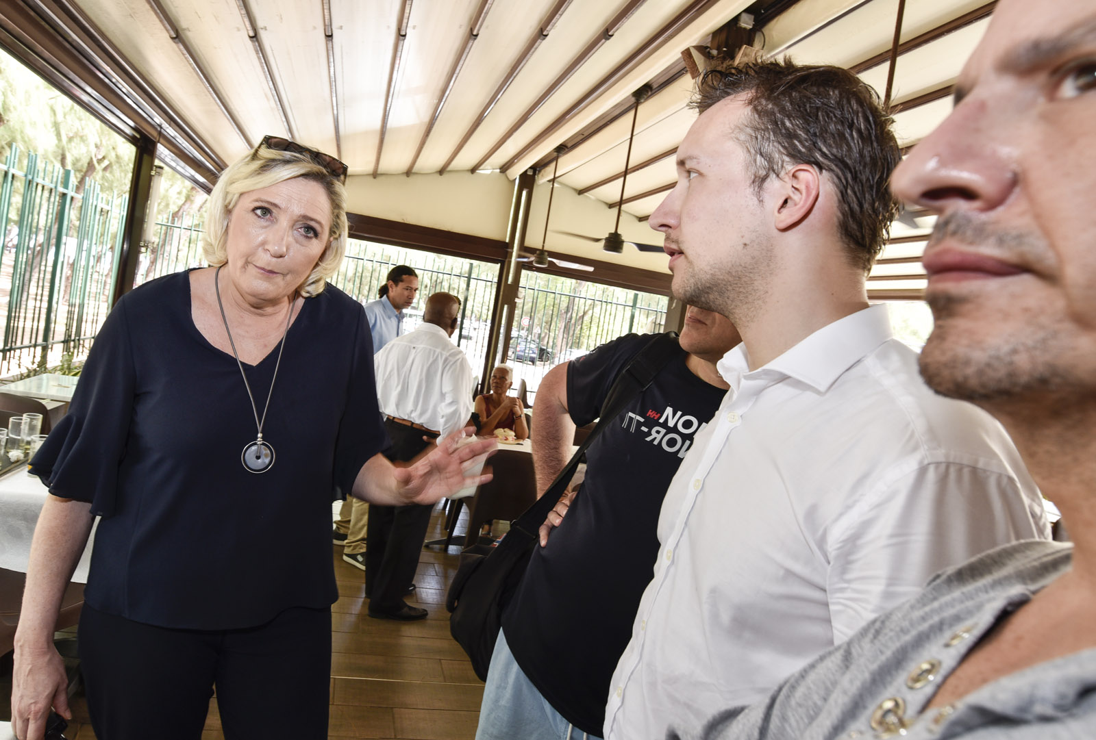 ? 1er jour de visite pour Marine Le Pen