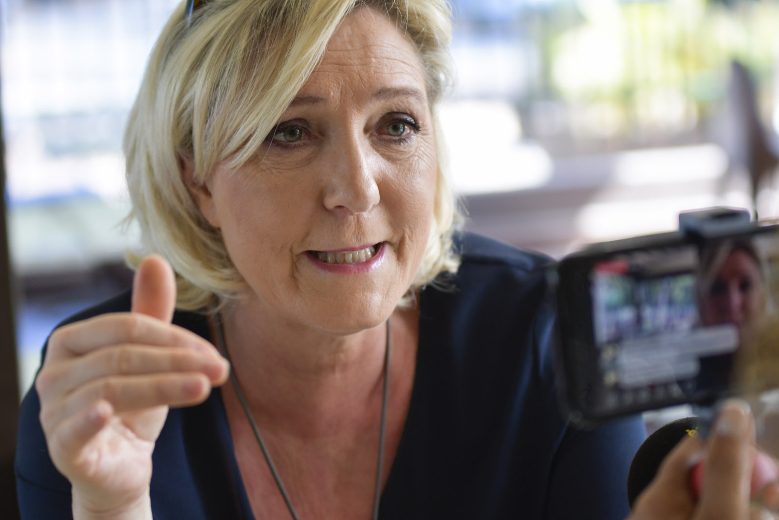? 1er jour de visite pour Marine Le Pen