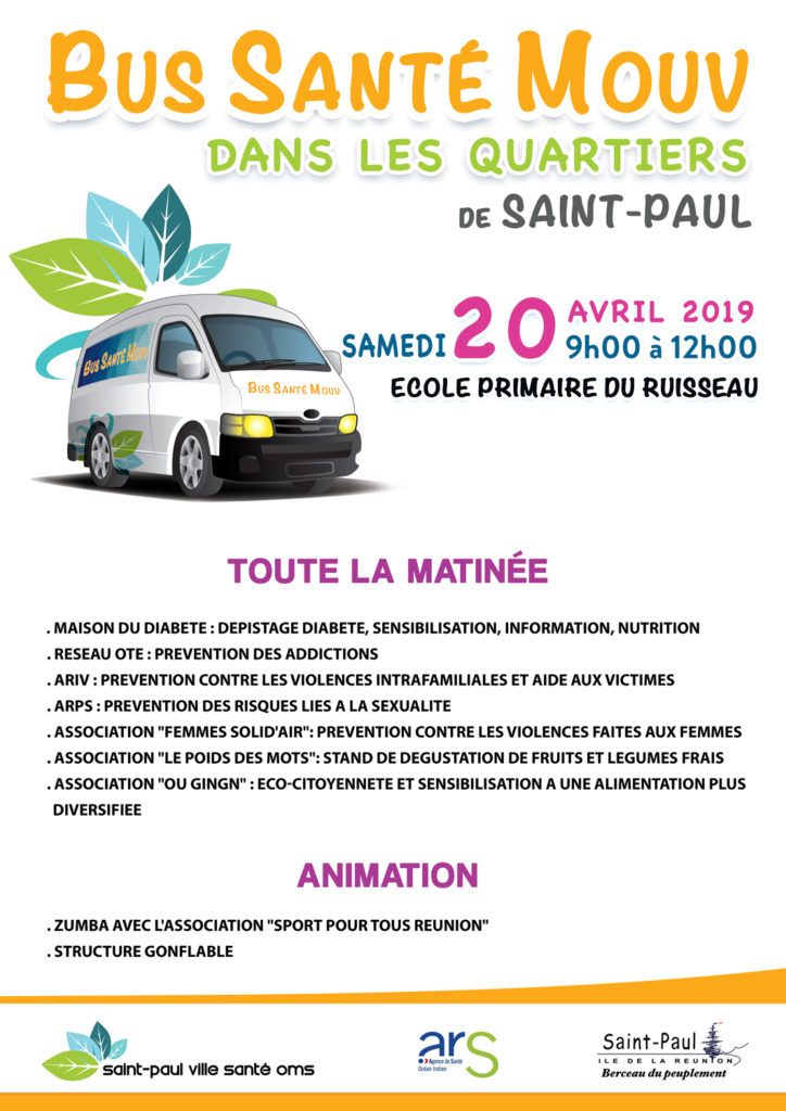 Le Bus Santé Mouv’ stationnera à l’école primaire du Ruisseau