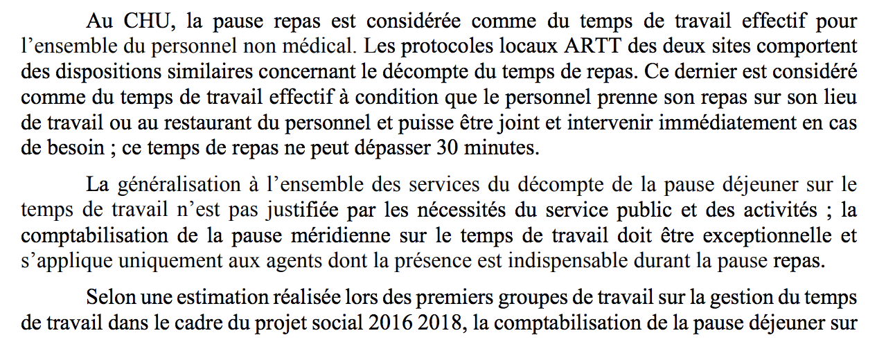 Surrémunérations, pause déjeuner : Les pistes de la CRC pour faire économiser le CHU