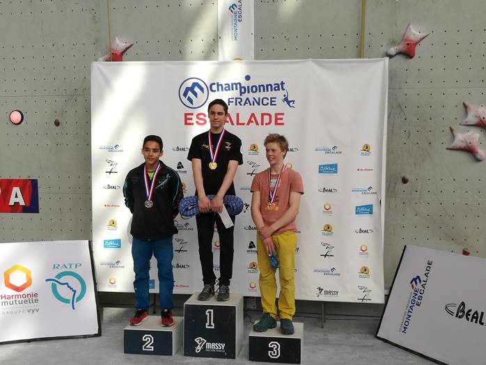 ? Championnat France Escalade: 4 Réunionnais médaillés dont 2 champions de France
