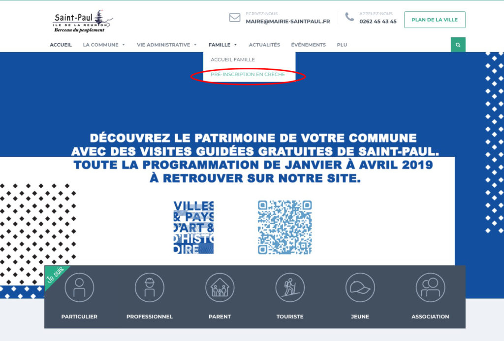 Les pré-inscriptions à la crèche se font maintenant sur Internet!