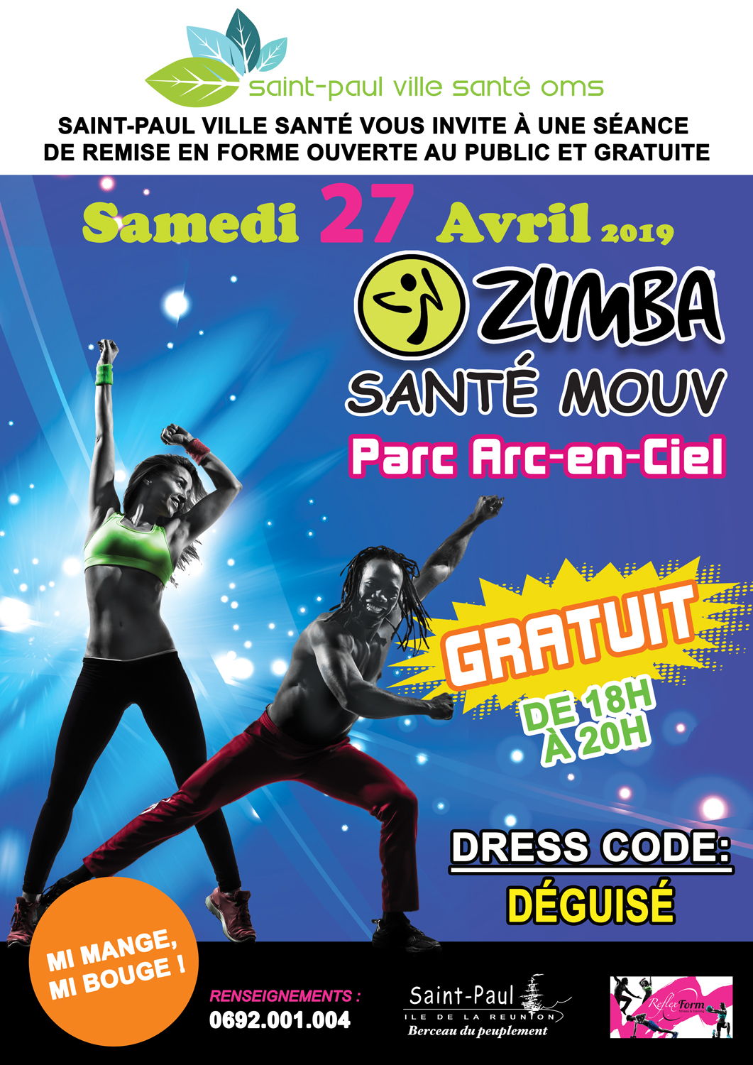 Venez vous dépenser à la Zumba Santé Mouv !