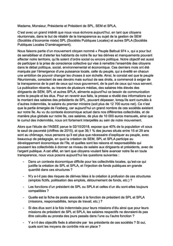 Une page Facebook et une pétition pour la transparence des rémunérations des SPL, SPLA et des SEM