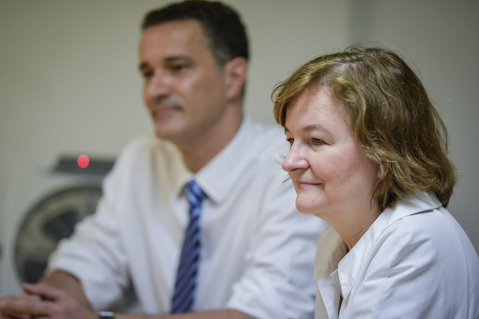 ? Nathalie Loiseau en visite à La Réunion, aux côtés de Stéphane Bijoux