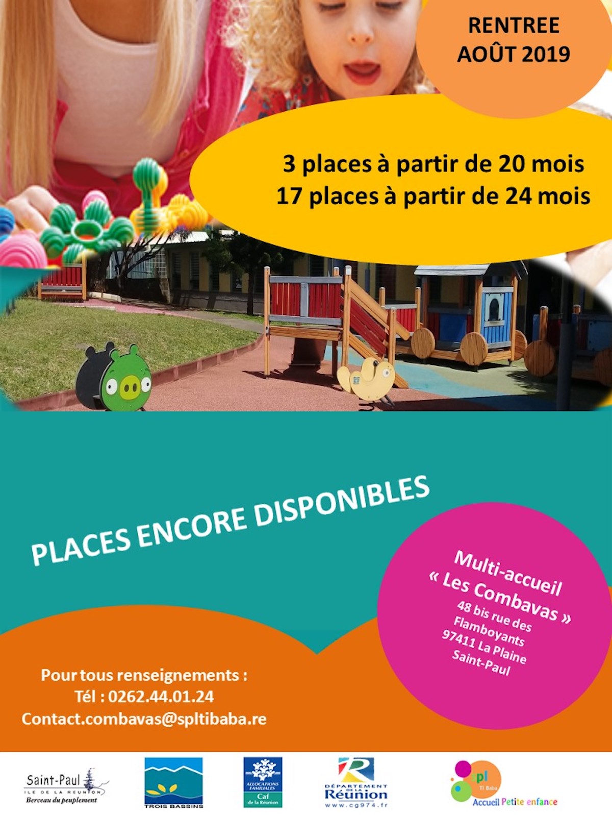 Des places pour la crèche Les Combavas encore disponibles ! (article réactualisé)