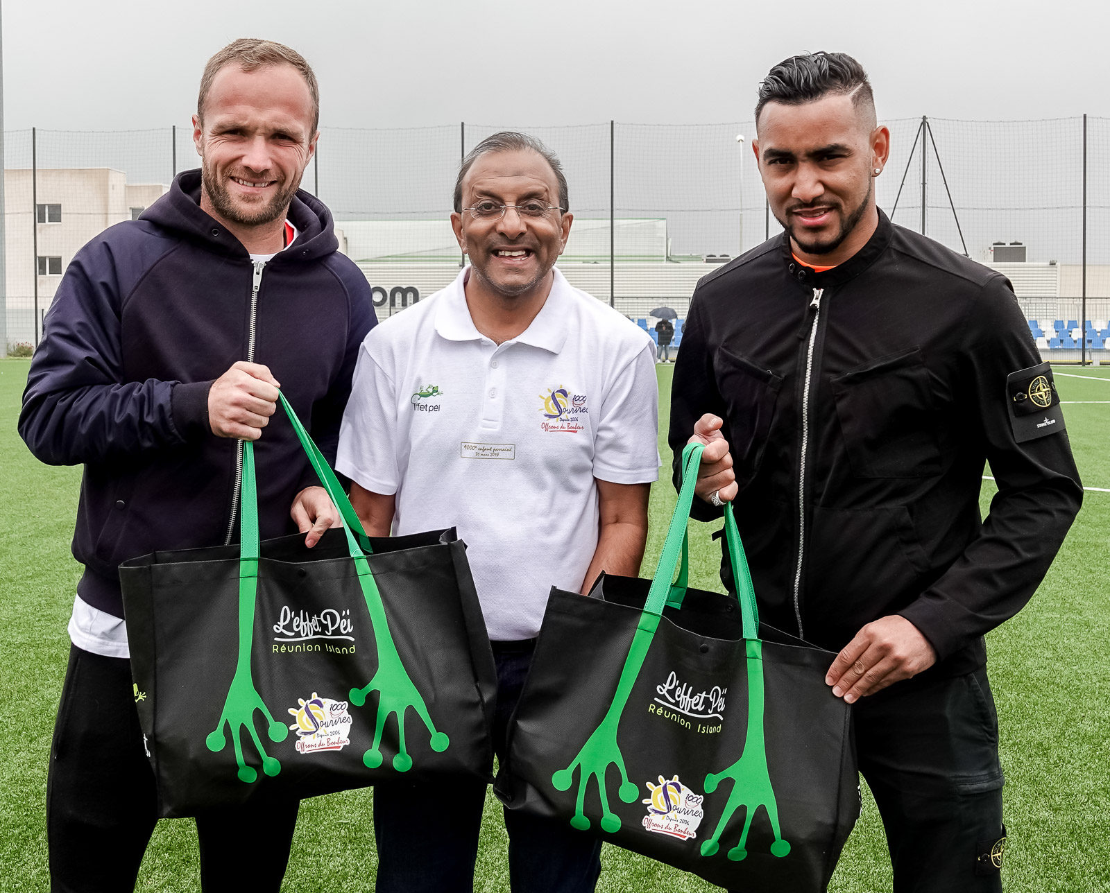 “S’envoler vers le Rêve…”: Les marmailles à la rencontre du pilote Sébastien Nativel et des footballeurs Valère Germain et Dimitri Payet