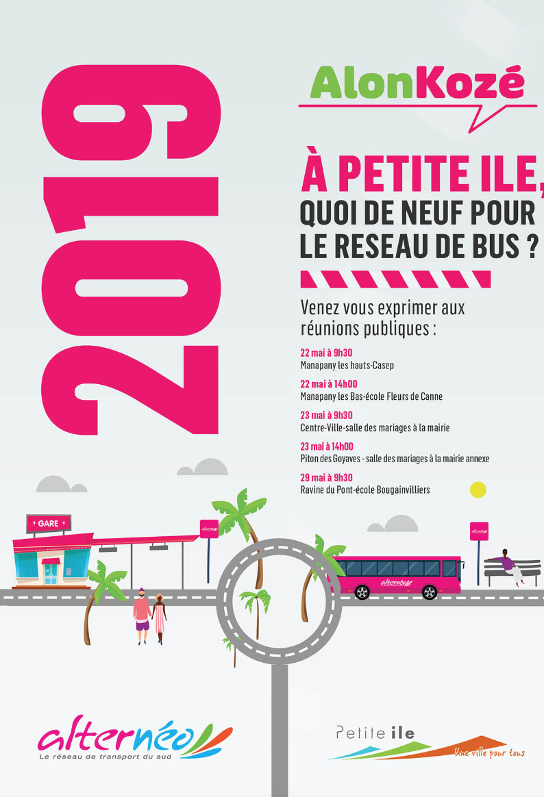 AlonKozé à Petite-île, Quoi de neuf pour le réseau de bus ?